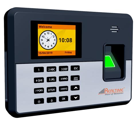 realtime biometric time attendance system